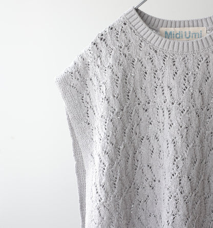 tapeyarn side ribbon vest