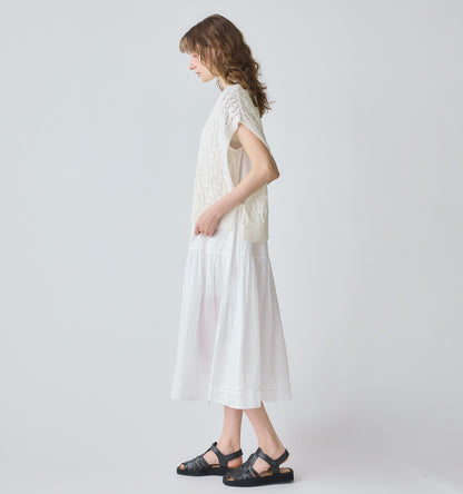 tapeyarn side ribbon vest