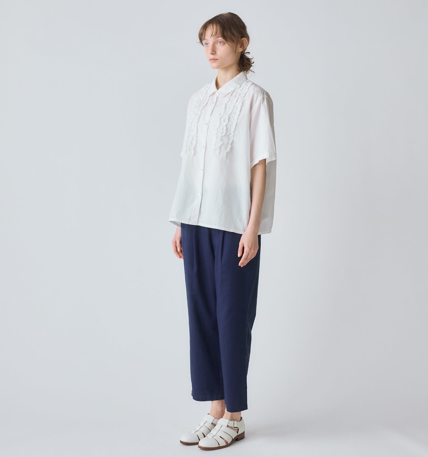 front frill shirt