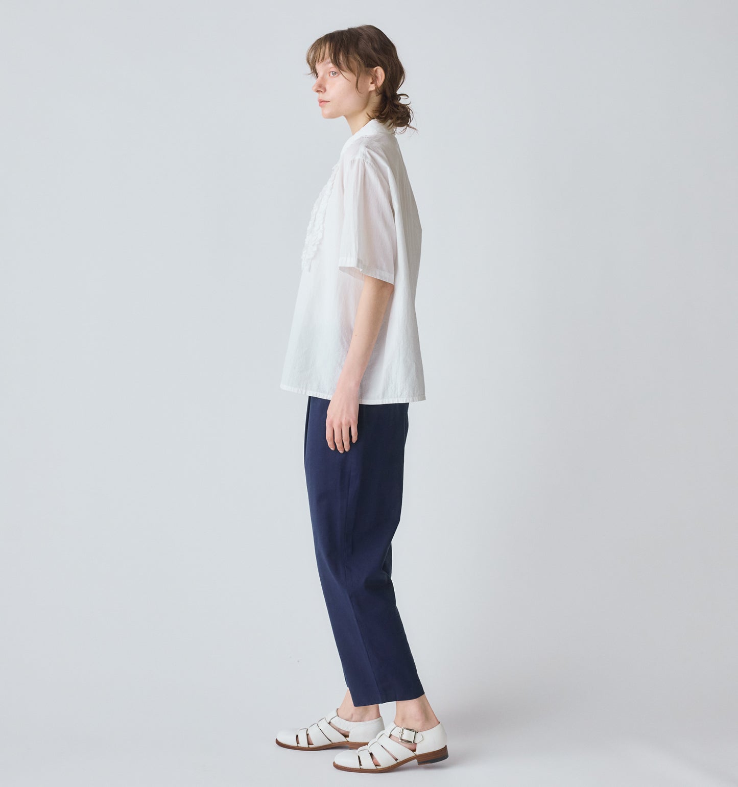 front frill shirt