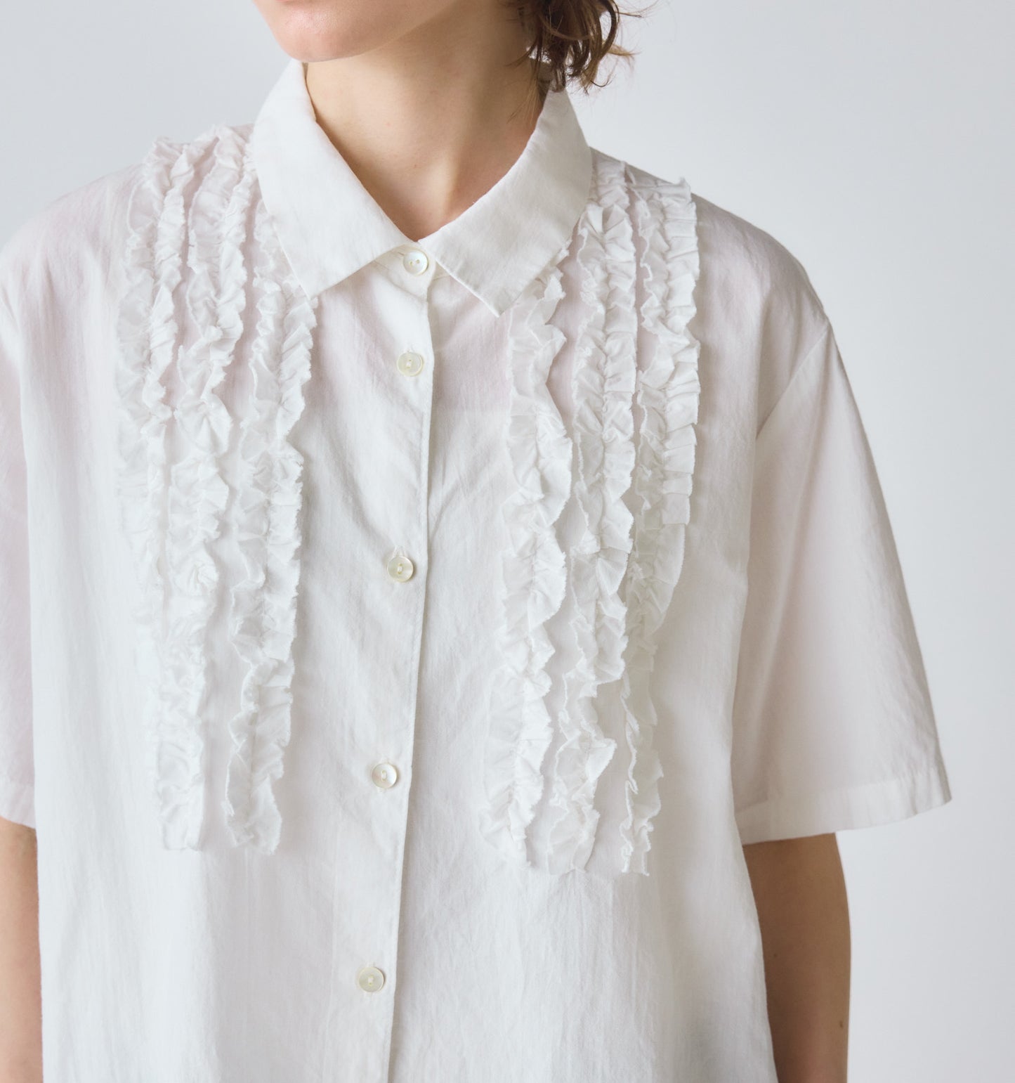 front frill shirt