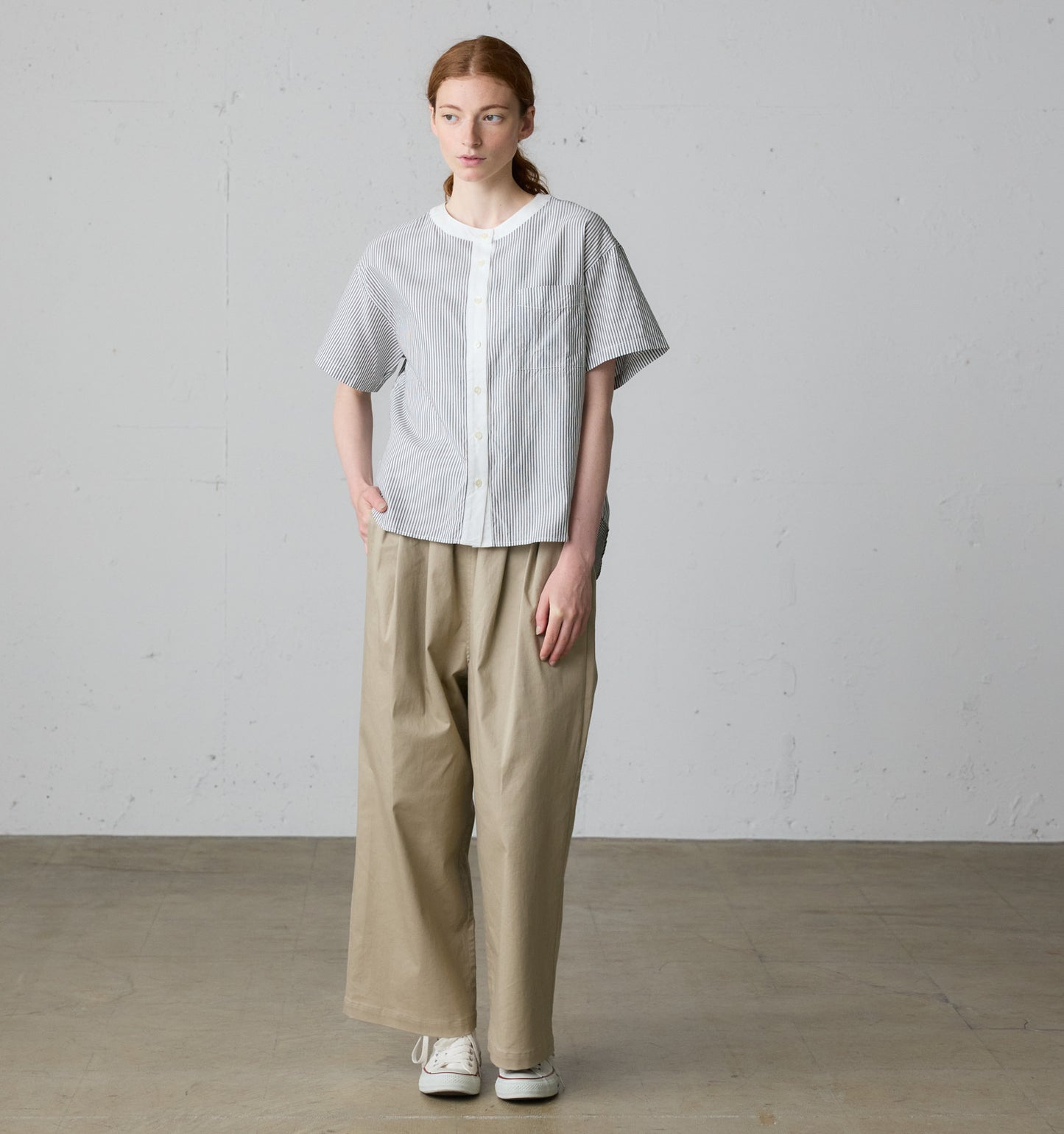 twill easy pants