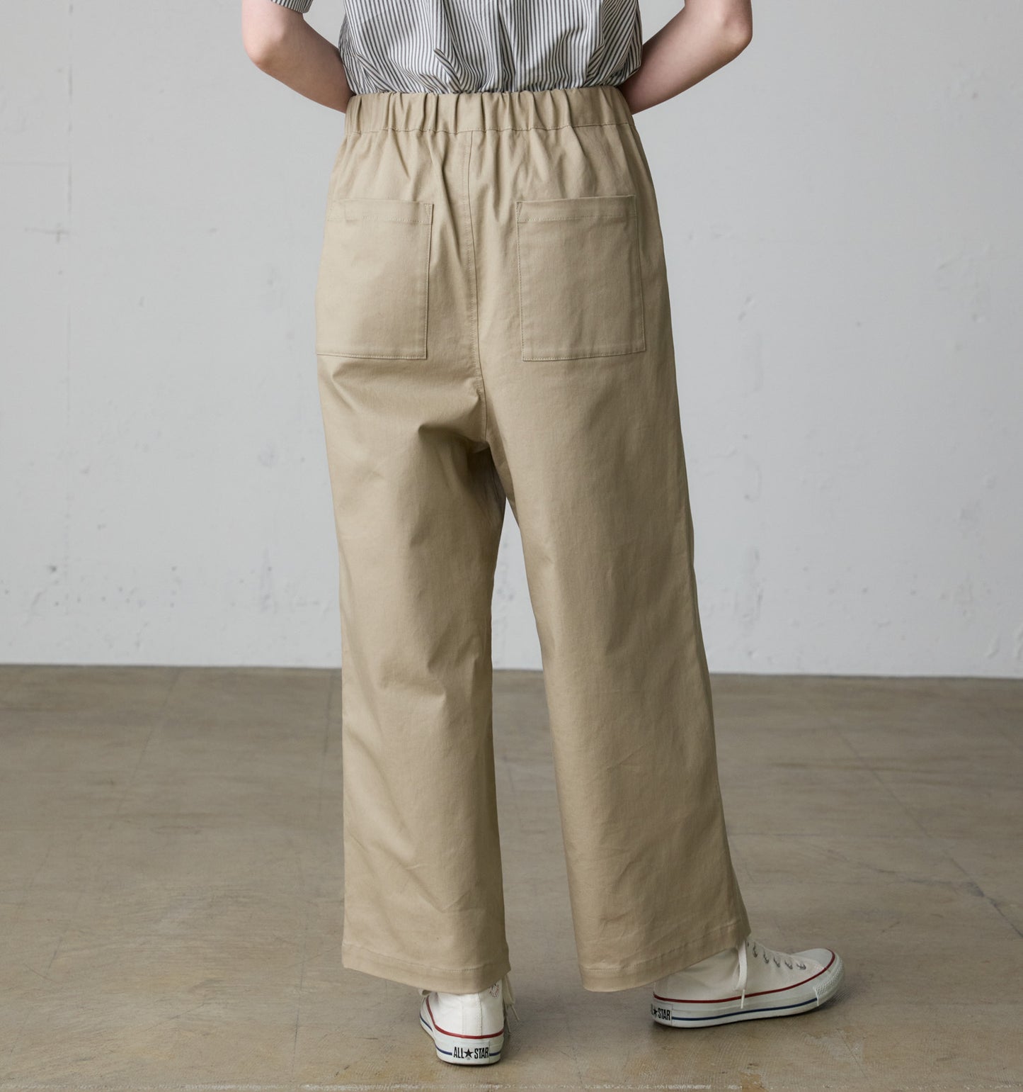 twill easy pants