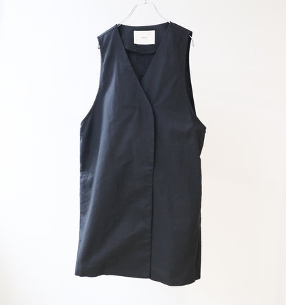 cotton linen wide vest