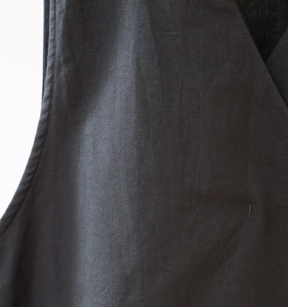 cotton linen wide vest