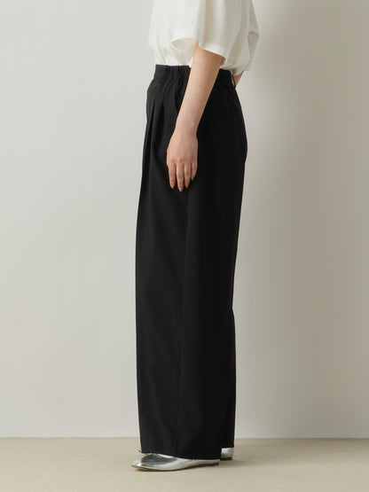 3-760308 wide tuck slacks pants