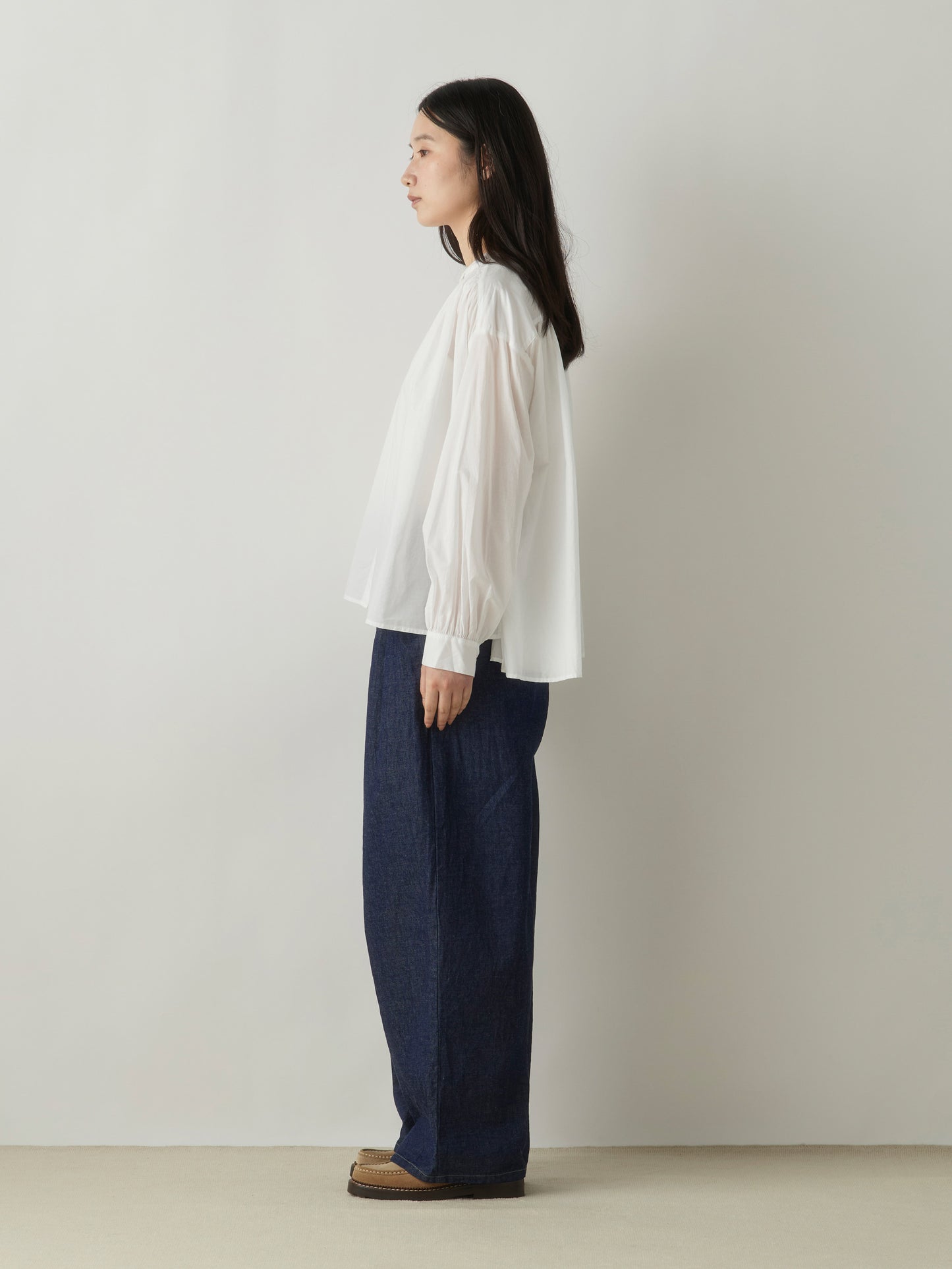 gathered wide shirt