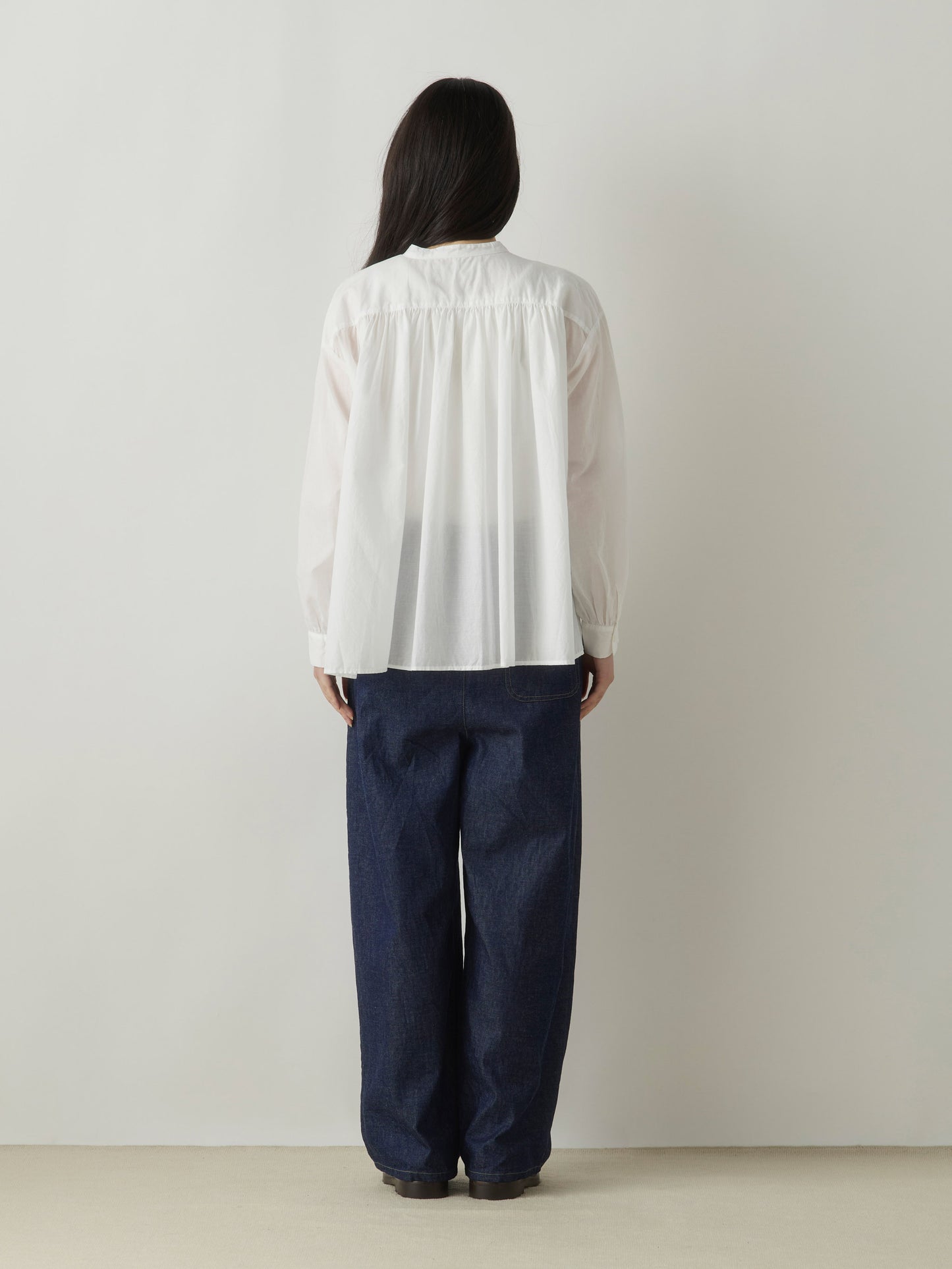 gathered wide shirt