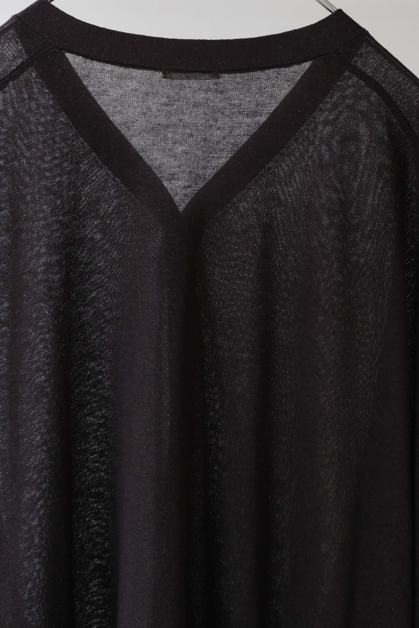 sheer knit pullover