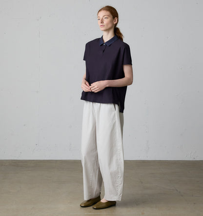 cottonlinen wide easy pants