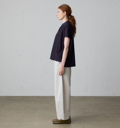 cottonlinen wide easy pants