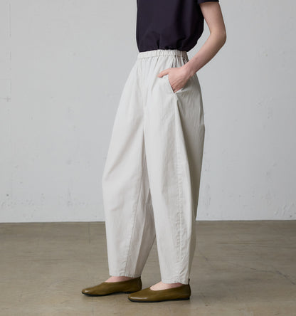 cottonlinen wide easy pants