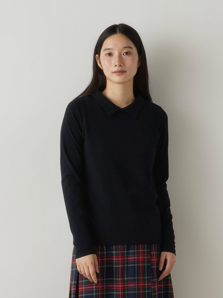 3-71892663 shirt collar pullover
