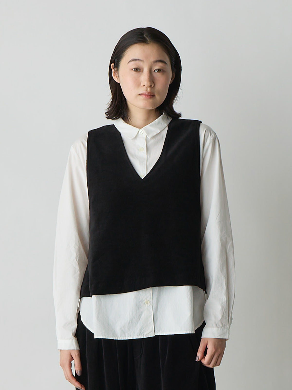 4-710363 velour flare vest
