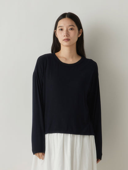 3-71030 smooth wool blend pullover