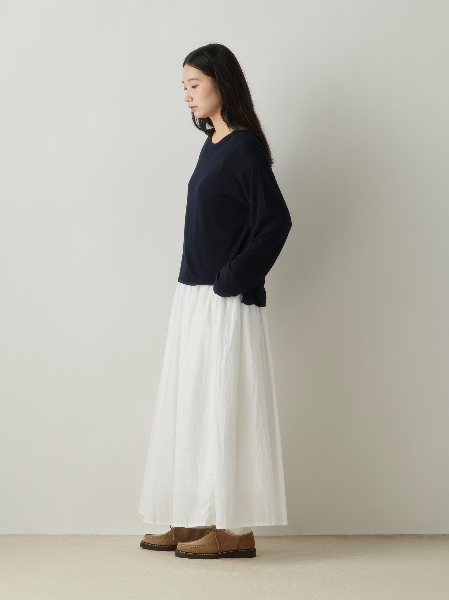 3-71030 smooth wool blend pullover
