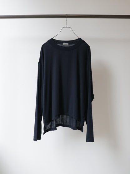 3-71030 smooth wool blend pullover