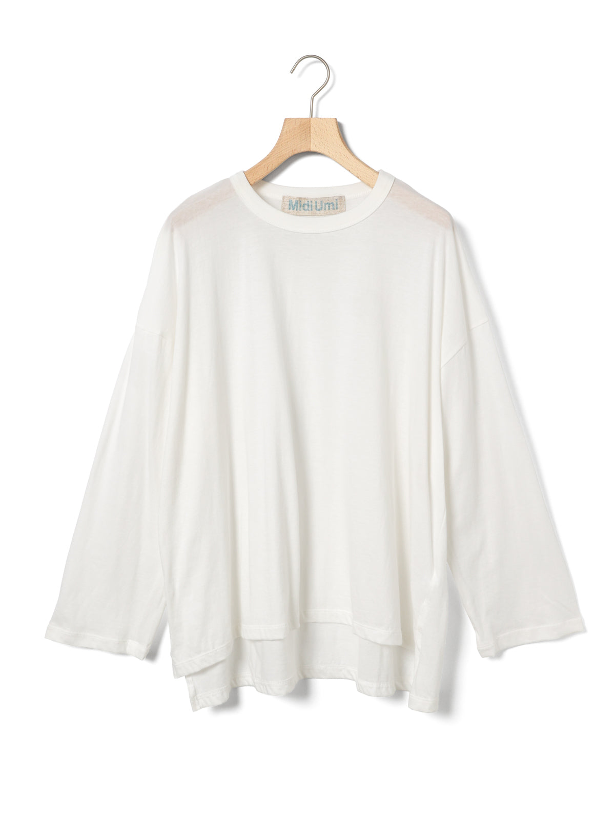 3-710334　sheer wide pullover