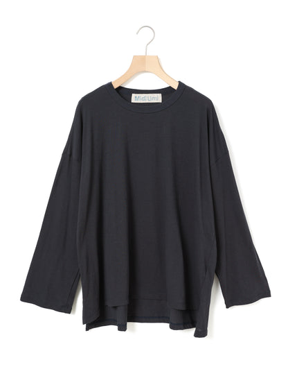 3-710334　sheer wide pullover