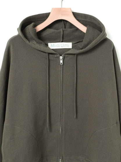 3-710337　dolman slv zip hoodie