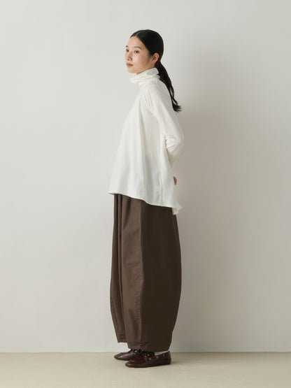 3-71999863 high neck flare pullover