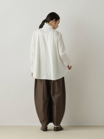 3-71999863 high neck flare pullover