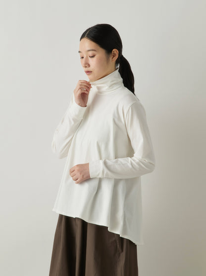 3-71999863 high neck flare pullover
