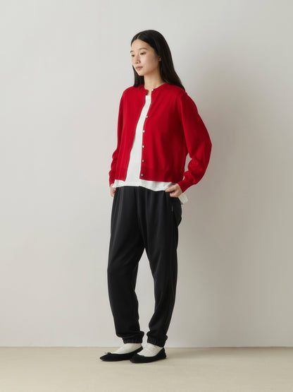 3-720278 crew neck knit cardigan