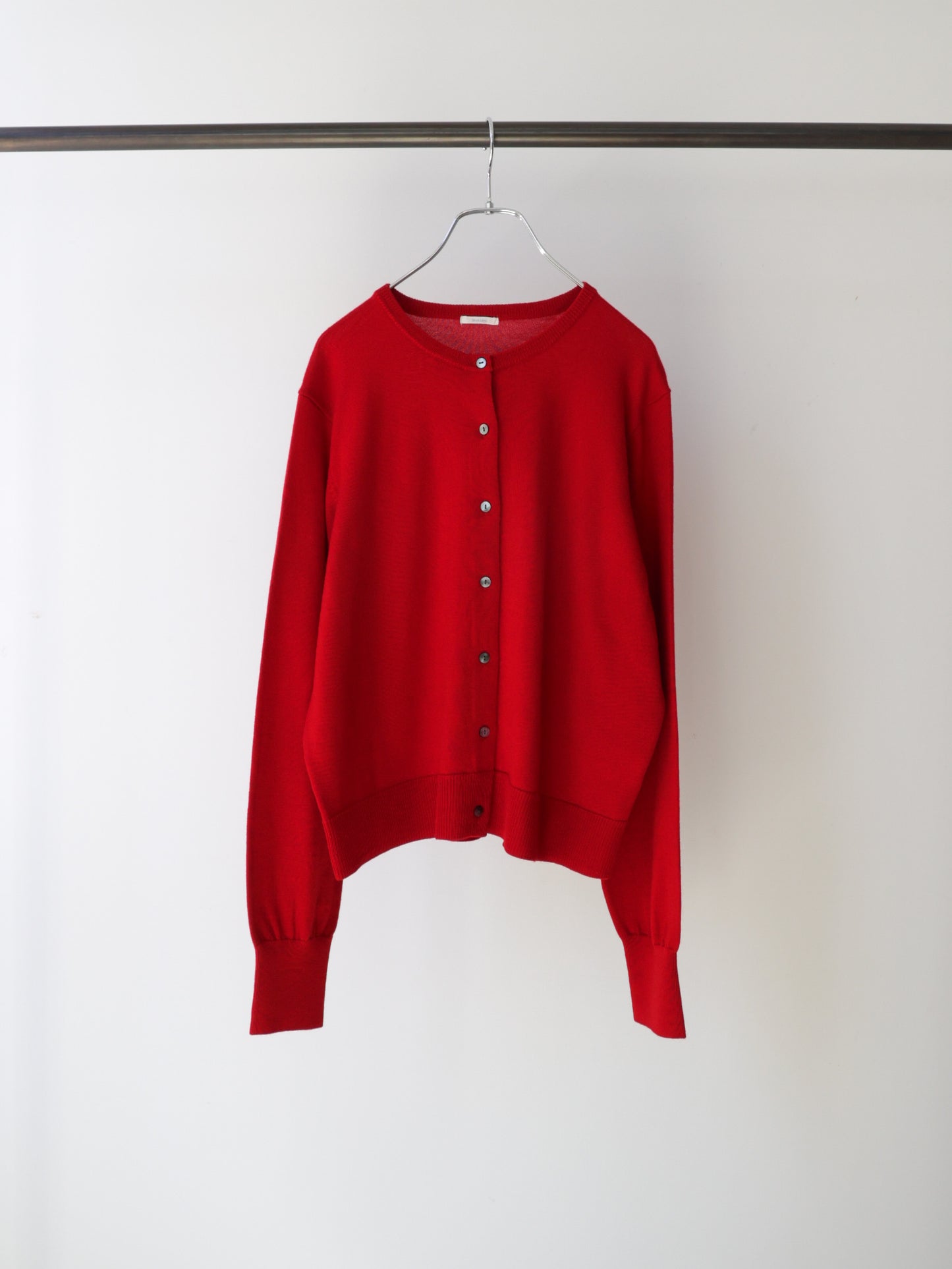 3-720278 crew neck knit cardigan