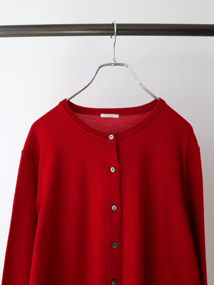 3-720278 crew neck knit cardigan