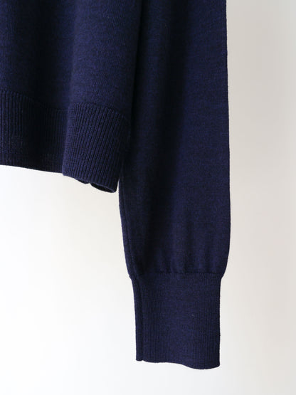 3-720278 crew neck knit cardigan