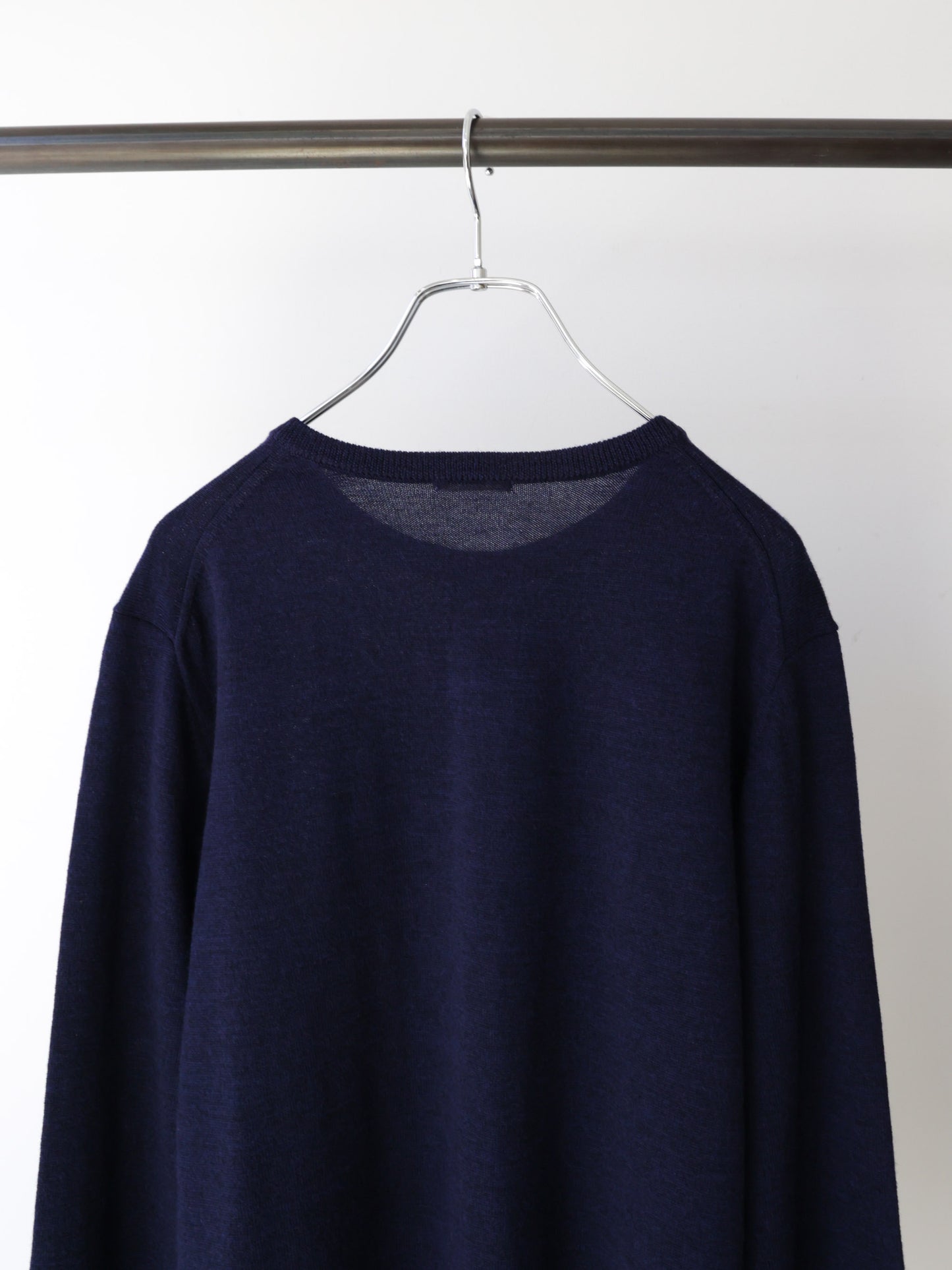 3-720278 crew neck knit cardigan