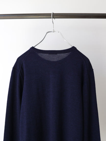 3-720278 crew neck knit cardigan