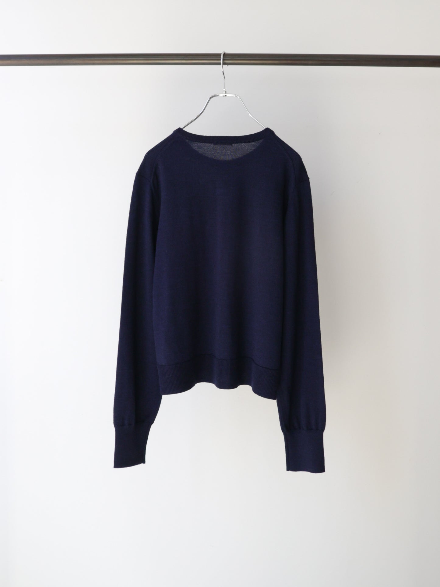 3-720278 crew neck knit cardigan