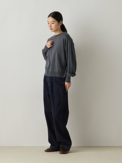 3-720279 crew neck knit pullover