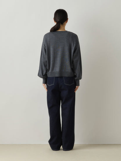 3-720279 crew neck knit pullover