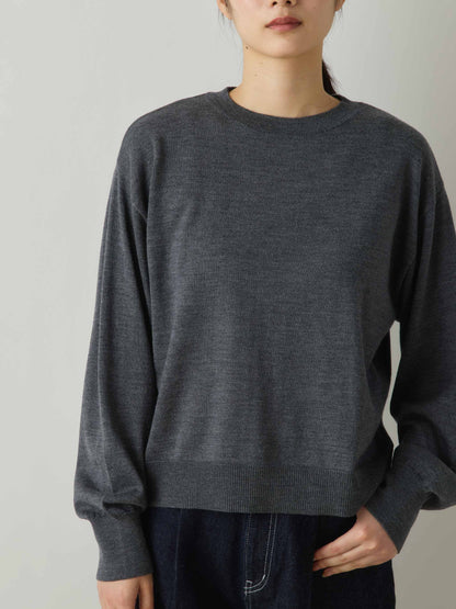 3-720279 crew neck knit pullover