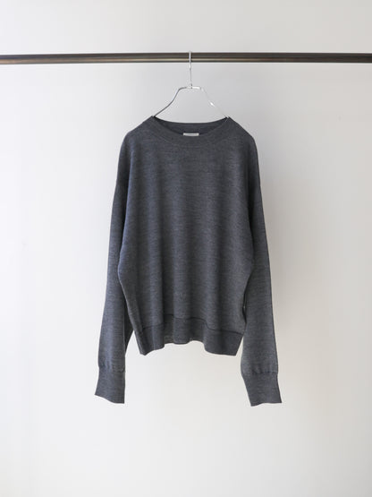 3-720279 crew neck knit pullover