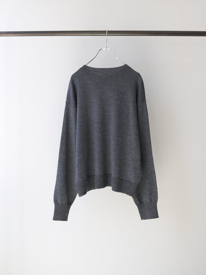 3-720279 crew neck knit pullover