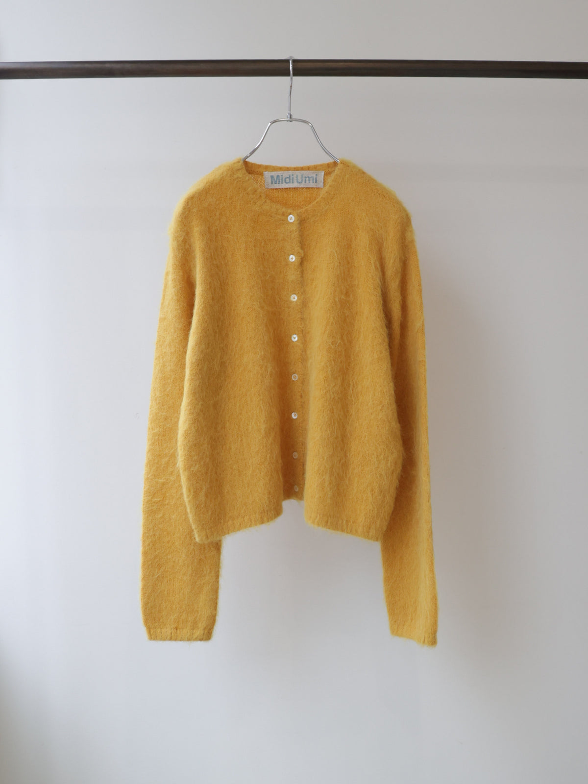 3-720283　shaggy knit cardigan