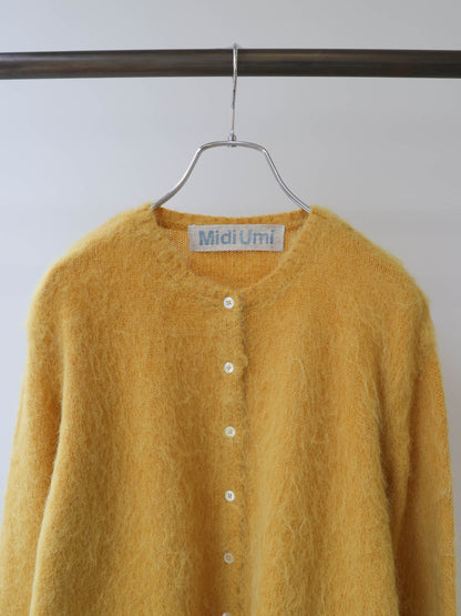 3-720283　shaggy knit cardigan