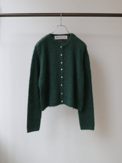 3-720283　shaggy knit cardigan