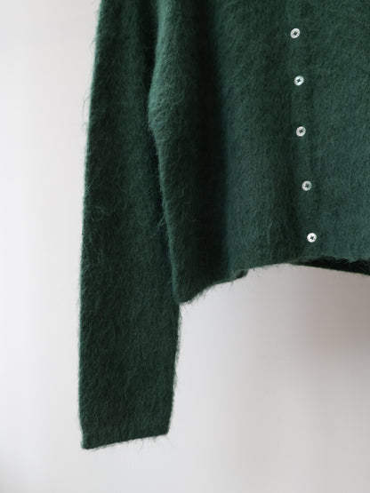 3-720283　shaggy knit cardigan
