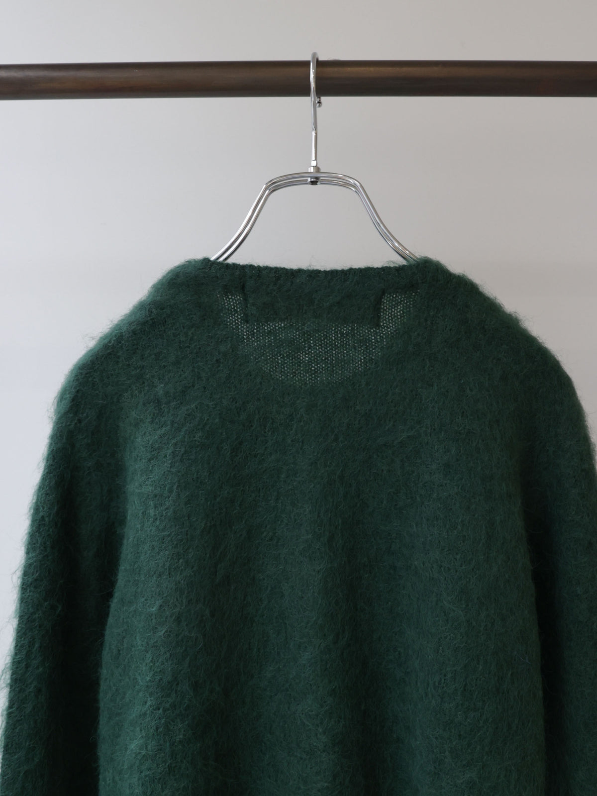 3-720283　shaggy knit cardigan