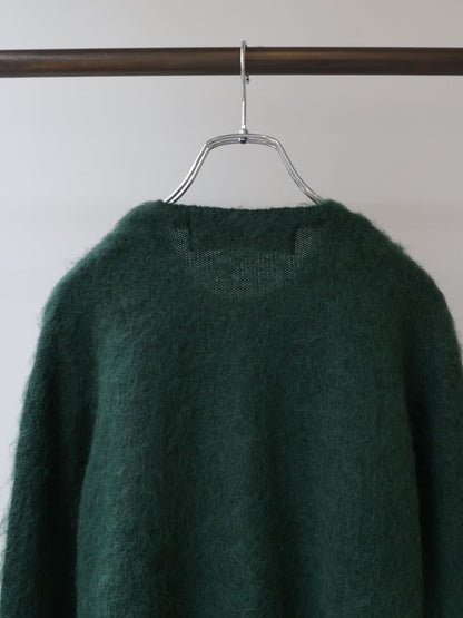 3-720283　shaggy knit cardigan