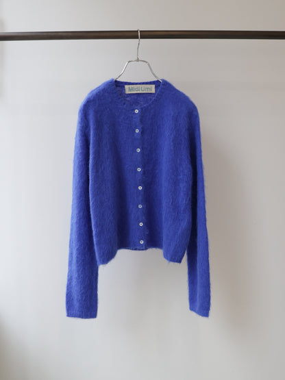 3-720283　shaggy knit cardigan