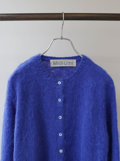 3-720283　shaggy knit cardigan