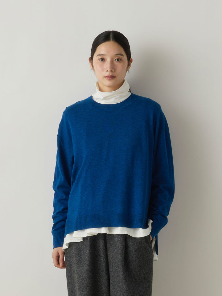 3-720297 wide knit pullover