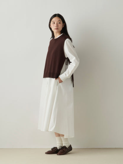 3-720298 side ribbon vest