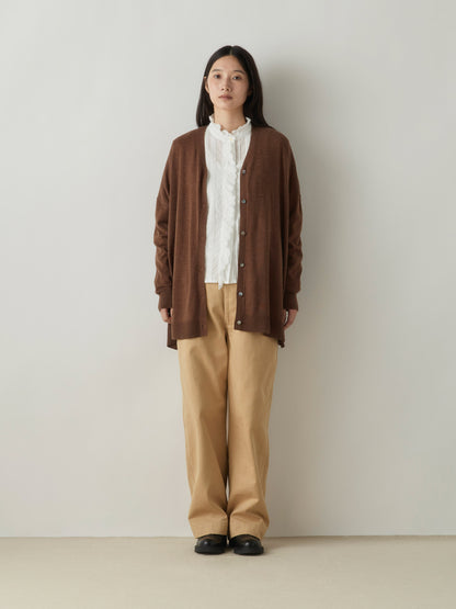 3-720300 wide knit cardigan